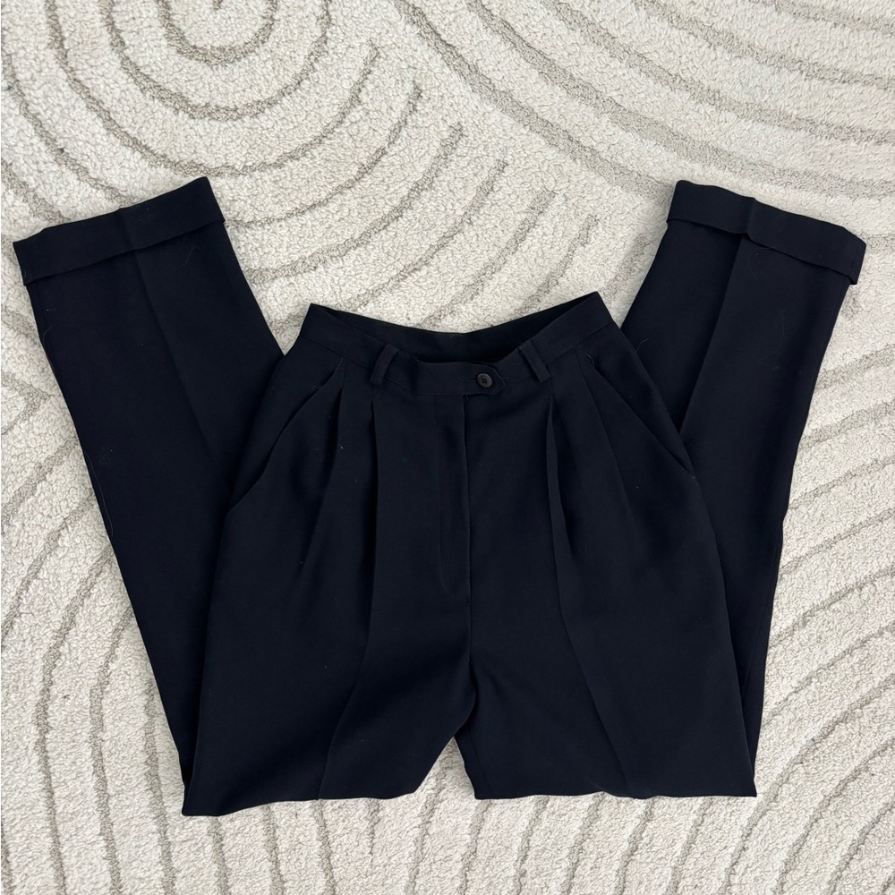 Designer Ralph Lauren Navy Trousers Sz 2P